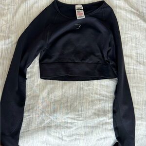Gymshark Flex Sport Long Sleeve Crop Top - small